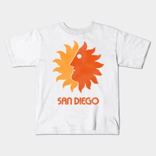 Retro San Diego Sun Tourist Souvenir Kids T-Shirt